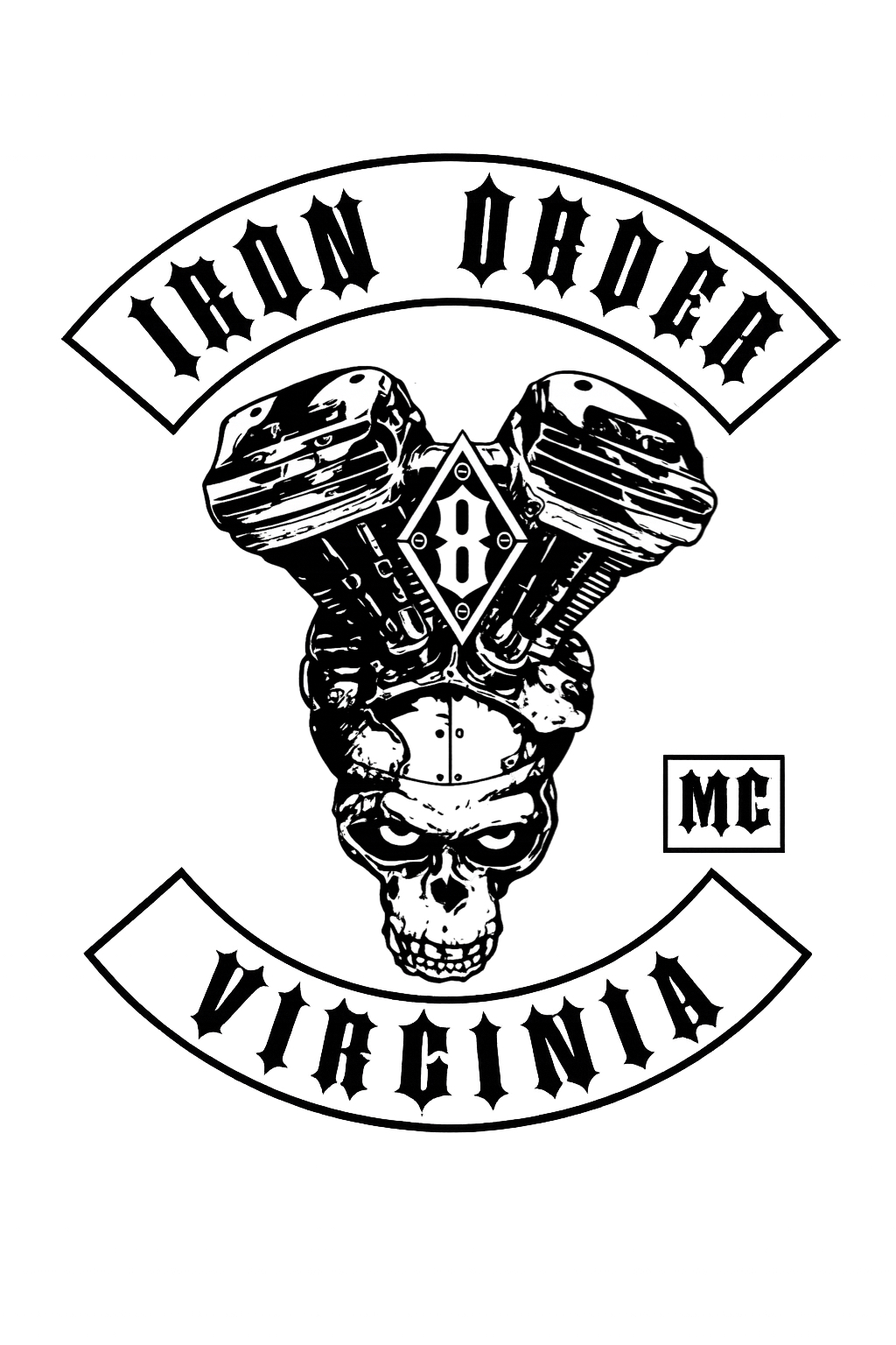 Iron Order MC Virginia charter emblem
